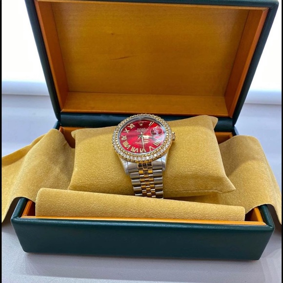 2 toned diamond Date only Rolex! - Picture 1 of 3